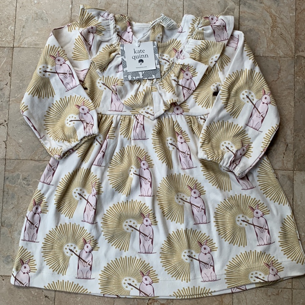 Kate Quinn Organics cotton and bamboo dress bundle 18-124 months - Picture 2 of 9